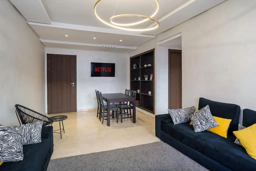 דירה מרקש Superbe Appartement Avec Piscine